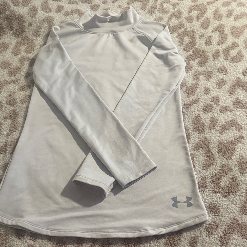 Under Armour Cream Long Sleeve Shirt